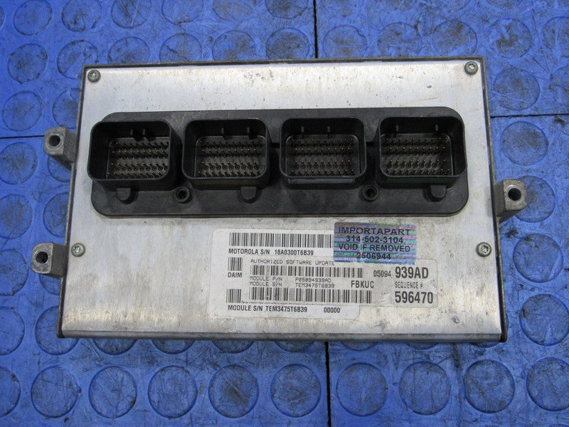 PROGRAMMED PLUG & PLAY 06 Jeep Liberty KJ 3.7L AT ECM 05094939AD 939 P