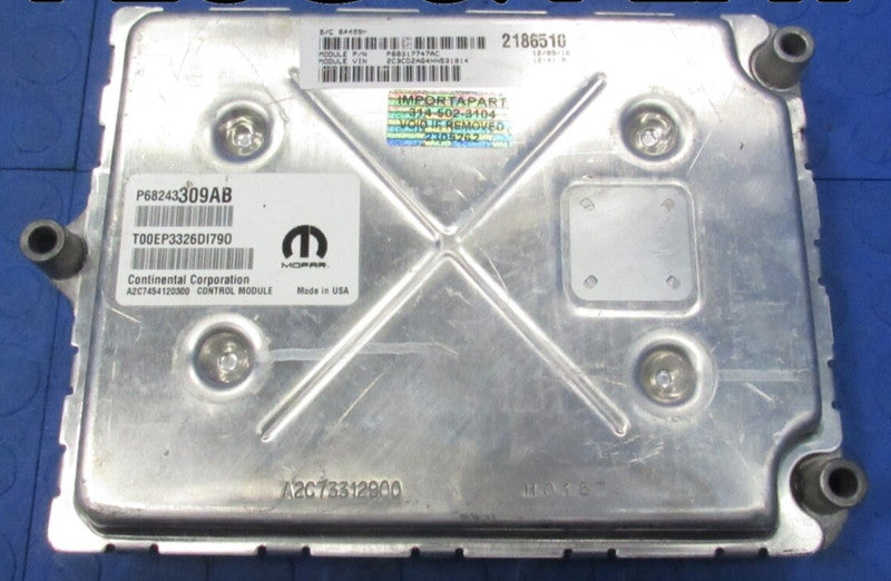 PROGRAMMED PLUG & PLAY 17 Dodge Challenger 3.6L AT ECU 68317747AC 747 