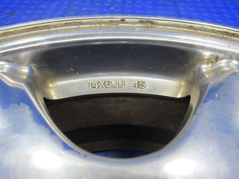 94 Mazda Miata M Edition Polished 14x6 OEM Wheel w/ Center Cap 4x100 +