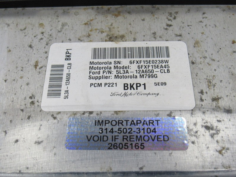 05 Ford F150 5.4L 4x4 ECU ECM PCM Engine Computer BKP1 5L3A-12A650-CLB