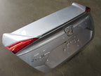 16-21 Honda Civic Sedan Rear Trunk Deck Lid w/ Lip Spoiler Camera Silv