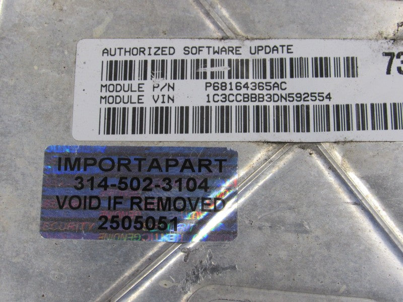 PROGRAMMED PLUG & PLAY 13 Avenger Chrysler 200 2.4L ECM 68164365AC 365