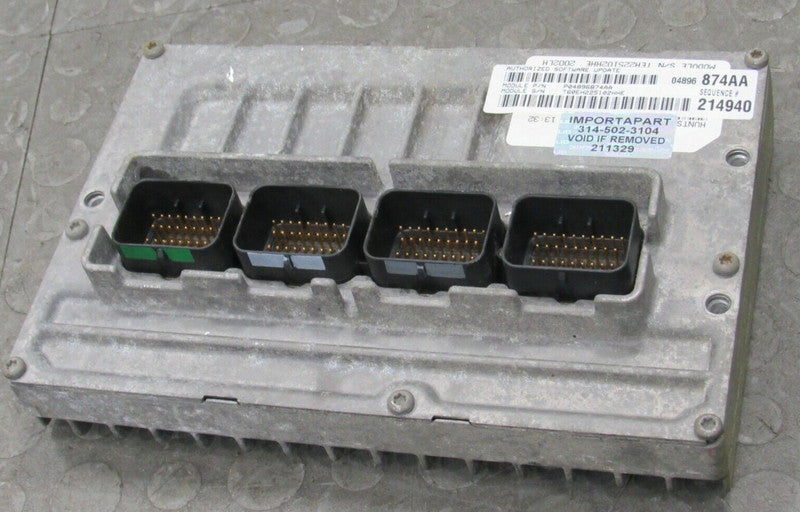 PLUG & PLAY 02 300M Concorde Intrepid 3.5 Engine Computer ECU 04896874