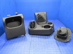 98-01 Dodge Ram Manual 4WD Floor Shifter Console Boot Cubby Cup Holder