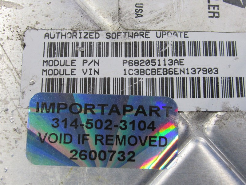 PLUG & PLAY 14 Avenger 200 2.4L AT Engine Computer ECU 68205113 PROG 0