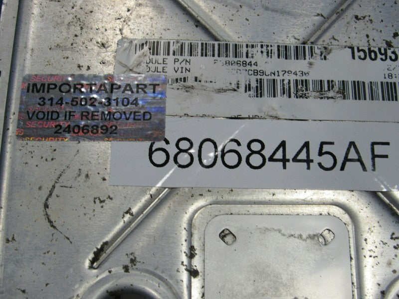 12 Avenger 200 2.4L AT ECU ECM PCM Engine Computer 68068445AF 445 PROG