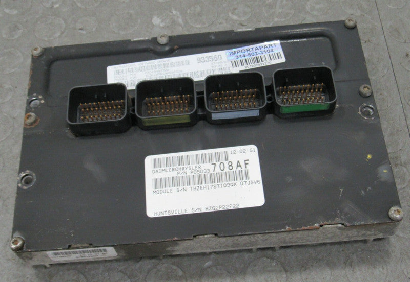 PROGRAMMED PLUG & PLAY 07-08 Sebring Avenger 2.7L ECU 05094853AA 853 P