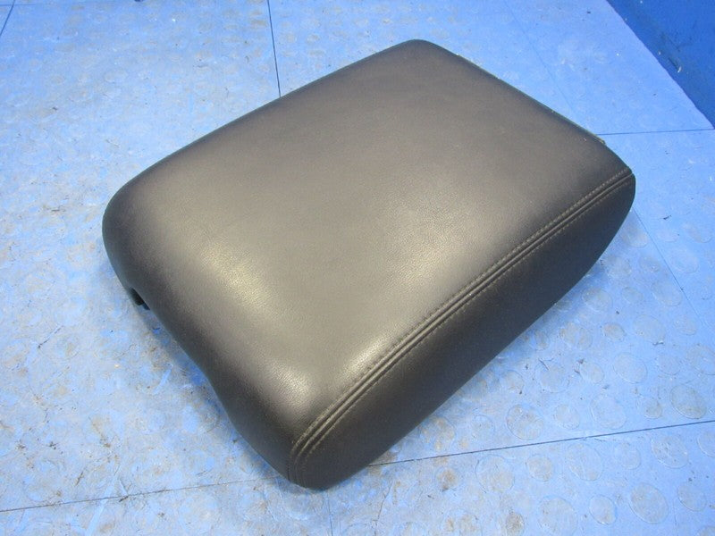 13-17 Infiniti JX35 QX60 Center Console Lid Armrest Arm Rest Black Lea