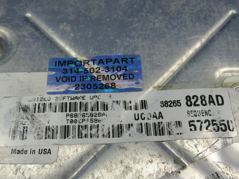 VIN PROGRAMMED 16 Ram 1500 5.7L AT 4X4 Engine Computer ECU 68265828 PR