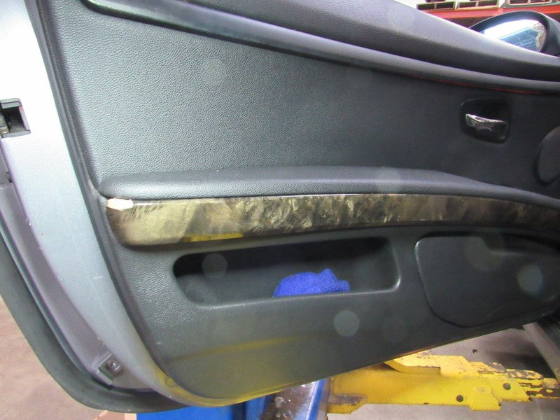 07-13 BMW 335 E92 Left LH Driver Front Door Trim Panel Black TRIM DAMA