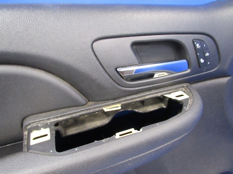 07-09 Yukon Tahoe Suburban Front LH Left Driver Door Panel Ebony Black