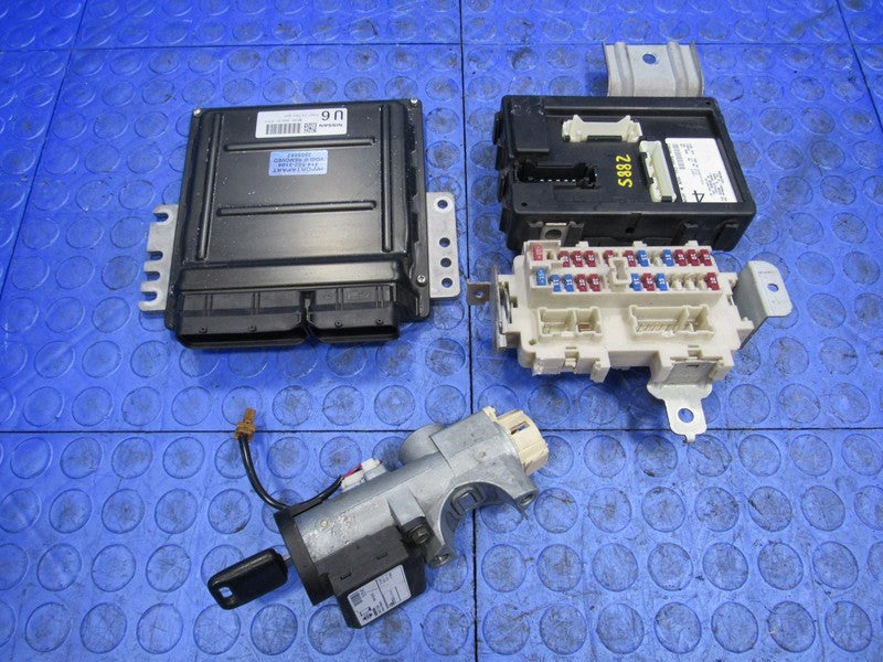 05 Nissan 350Z MT ECM PCM Engine Computer Body Control Key Set MEC61-8