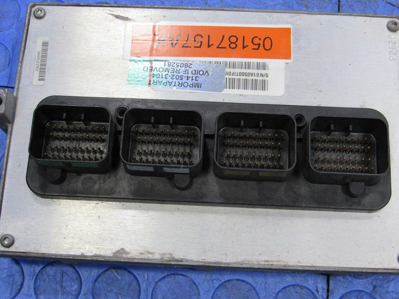 PLUG & PLAY 07 Jeep Wrangler JK 3.8L AT ECU 05187157 PROG 5281