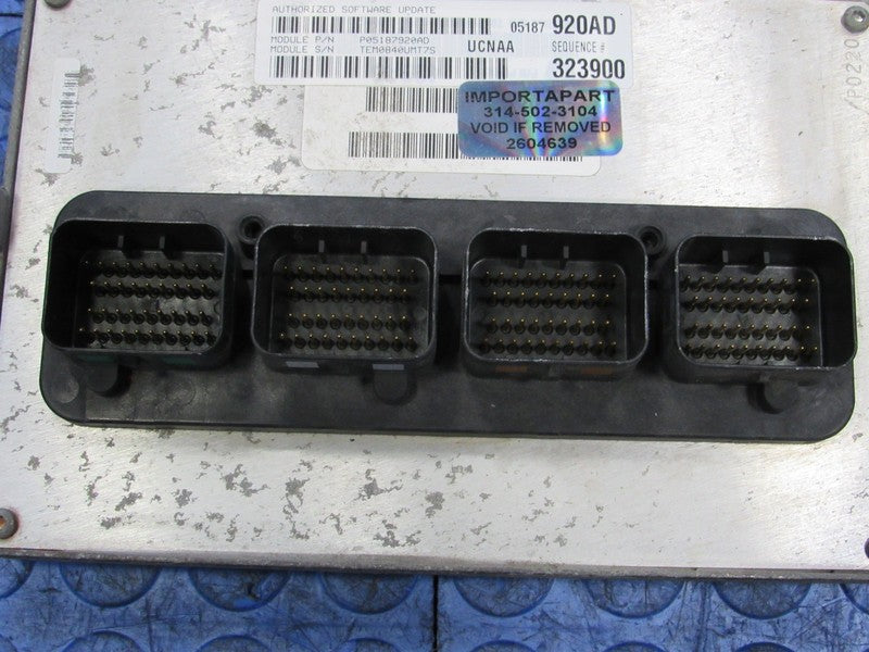 PROGRAMMED PLUG & PLAY 10 Dodge Ram Truck 4.7L ECM 05187920AD 920 PROG