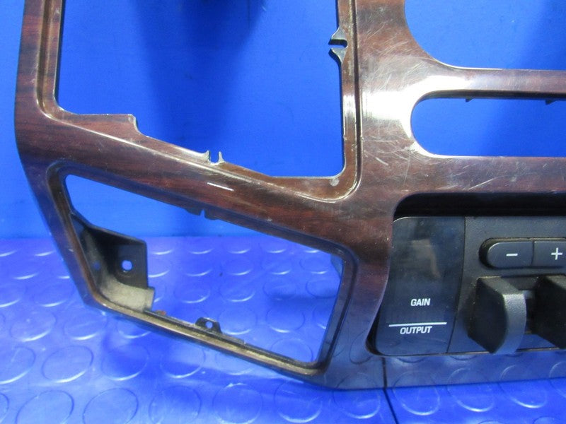 08-10 Ford F250 F350 Super Duty Heater Radio Bezel Surround Trim Woodg