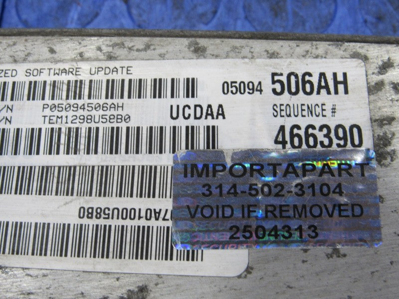 PROGRAMMED PLUG & PLAY 08 Dodge Ram 5.7L AT 4X4 ECM 05094506AH 506 PRO