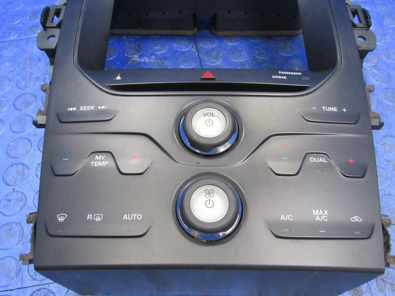 14-15 Ford Explorer 8" Climate Heater Radio Control Panel EB5T-18A802-