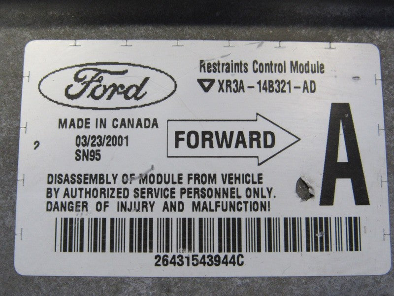 99-02 Ford Mustang GT V6 LH RH SRS Airbags Air Bag Bags Set W/ Module 