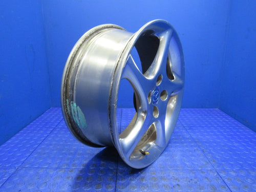 01 Mazda Miata SE Polished 5 Spoke Twist 16x6.5 OEM Wheel 4x100 +40 NB