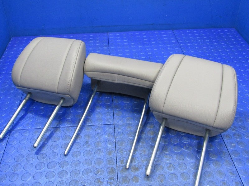 12-15 Honda Pilot Middle Row Seat Headrests Head Rest SET Gray Leather