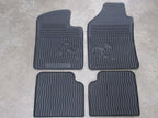 12-19 Fiat 500 Abarth All Season Floor Mat Set Rubber Black OEM Set 56