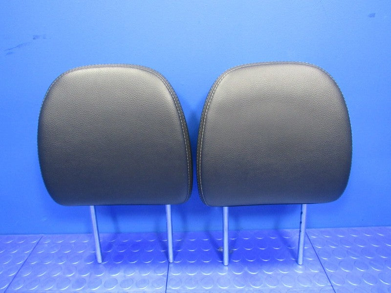 14-18 Mitsubishi Outlander Front Left Right Head Rests Leather Black S