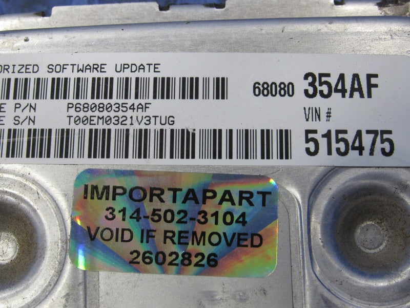 PLUG & PLAY 11 Dodge Journey 3.6L AT Engine Computer ECU 68080354 PROG