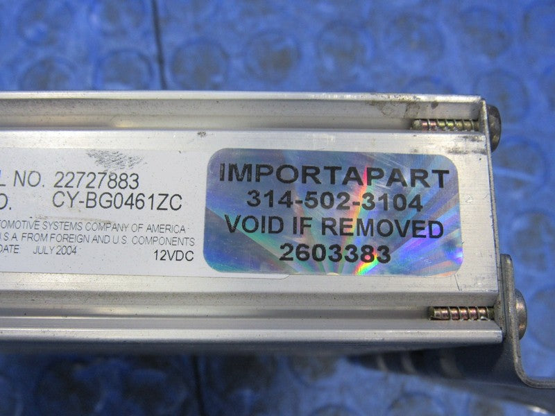 2005 Chevrolet Equinox Audio Stereo Radio Amplifier Amp Opt U65 227278