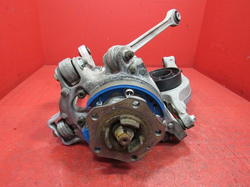 10-13 Porsche Panamera Left Rear Spindle Knuckle Hub Control Arm Axle 