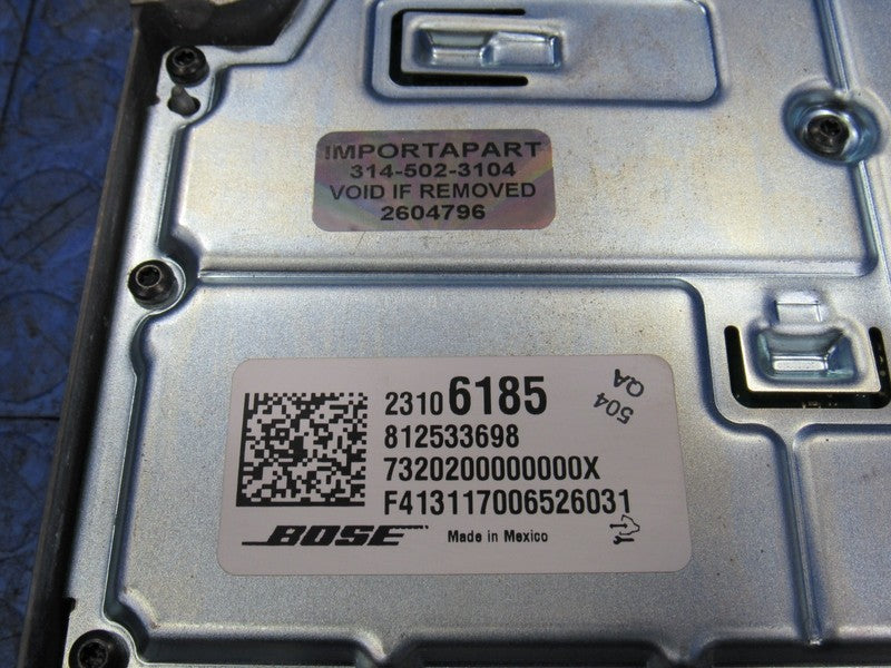 14-20 Chevrolet Impala Bose Audio Radio Stereo Amplifier Amp OEM 23106
