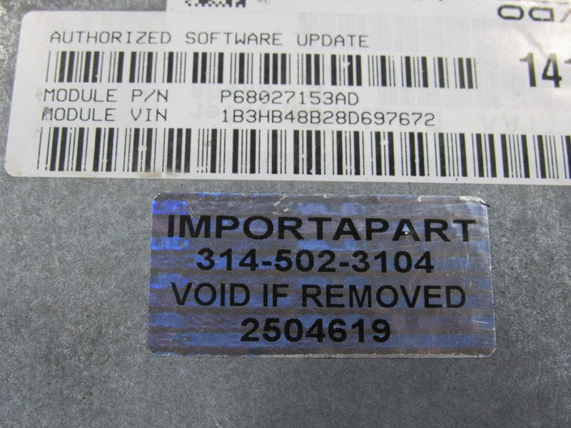 PROGRAMMED PLUG & PLAY 08 Dodge Caliber 2.0L CVT ECM 68027153AD 153 PR