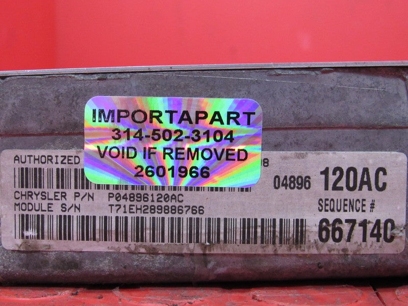 PROGRAMMED PLUG & PLAY 98-99 Intrepid Concorde 3.2L ECU 04896120AC 120