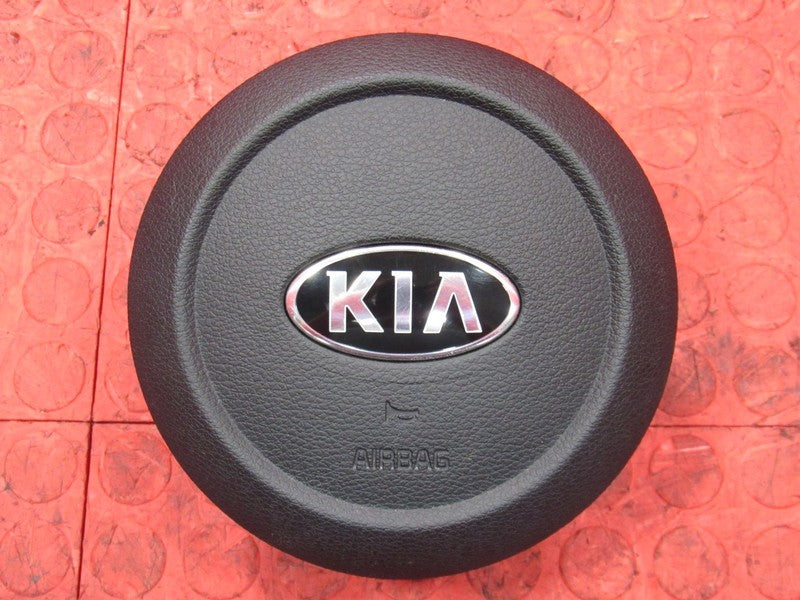 2O-22 Kia Soul Driver Steering Wheel Mounted Airbag Air Bag Black OEM 