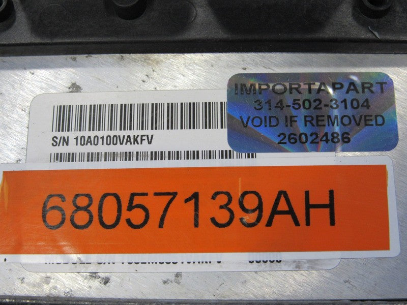 PROGRAMMED PLUG & PLAY 11 Jeep Wrangler 3.8L AT ECM 68057139AH 139 PRO