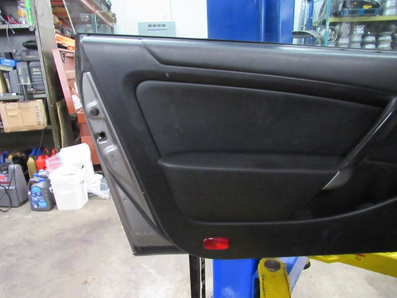 03-04 Infiniti G35 Coupe Left LH Driver Front Door Trim Panel Black W/
