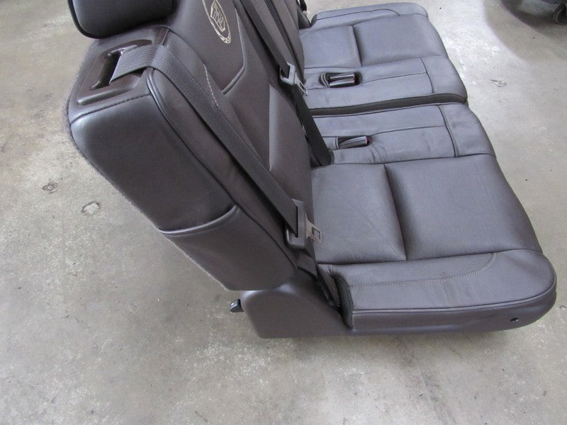 08-14 Cadillac Escalade Platinum Cocoa Brown Leather Third 3rd Row Sea