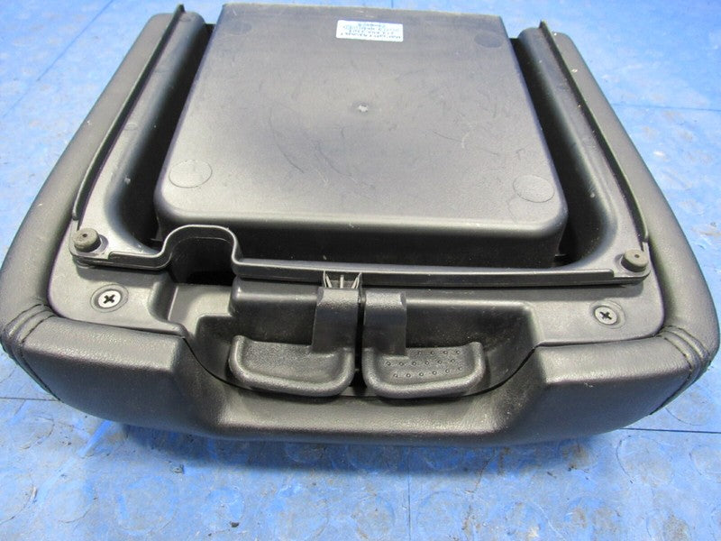13-17 Infiniti JX35 QX60 Center Console Lid Armrest Arm Rest Black Lea