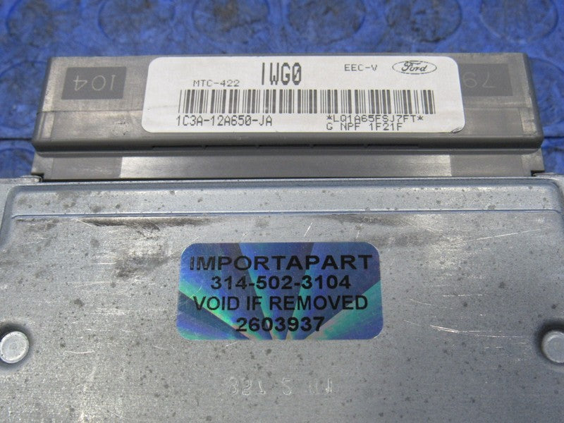 01 Ford F250 6.8L V10 AT ECU ECM PCM Engine Computer IWG0 1C3A-12A650-