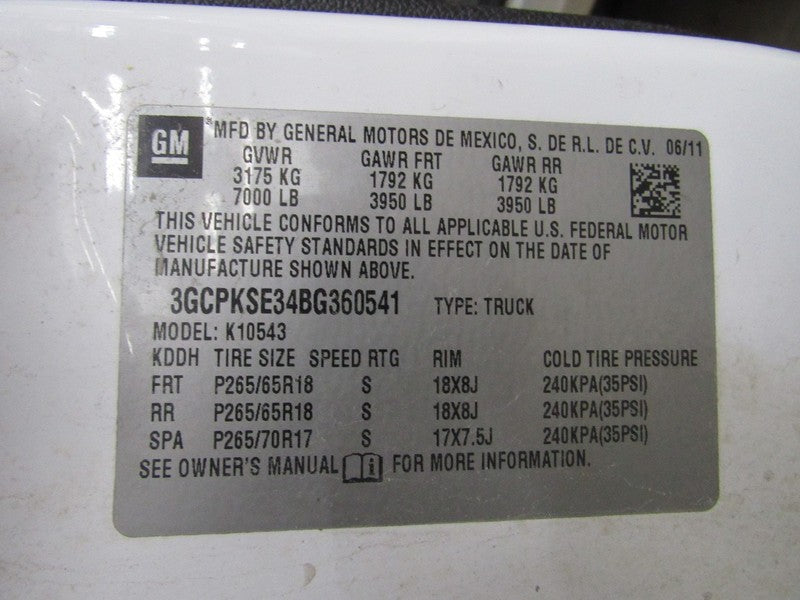 10-11 Silverado Sierra AC Heater Climate Control Panel