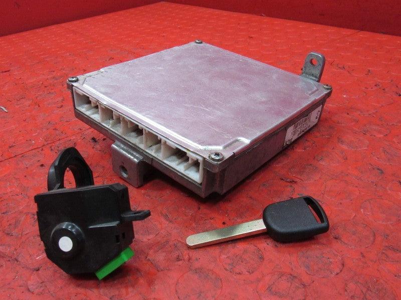 04-05 Honda Civic LX VP AT ECU ECM PCM Engine Computer Key Set 37820-P
