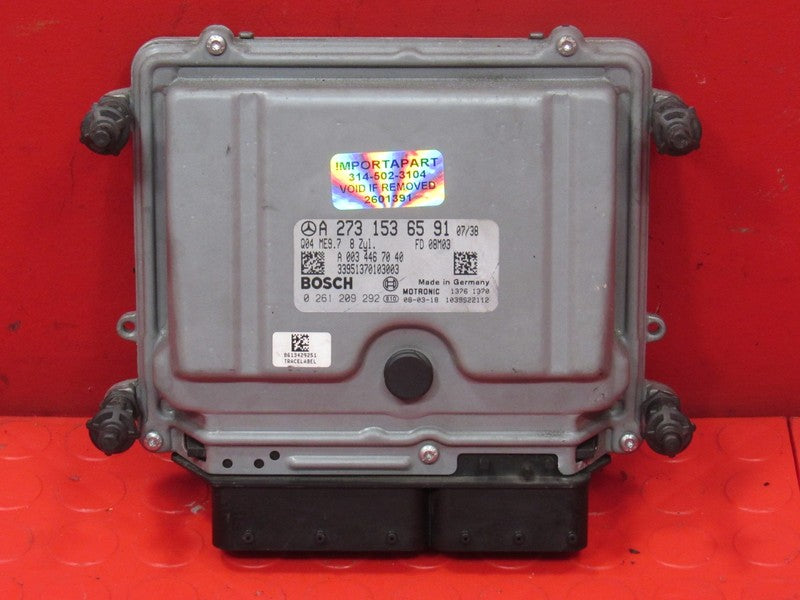 07-09 Mercedes CL550 S550 ECU ECM PCM Engine Computer UNLOCKED 273 153