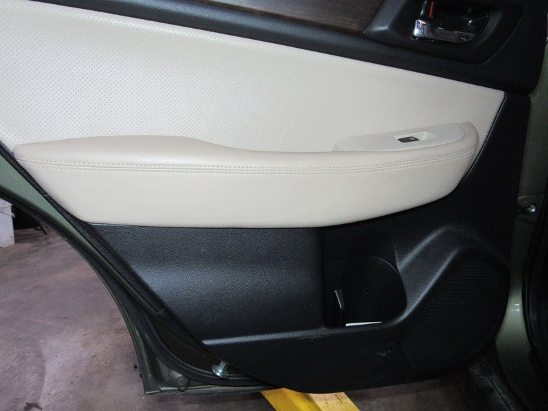 15-16 Outback Left LH Driver Side Rear Door Trim Panel Tan