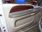 04 Ford Excursion Left LH Driver Side Front Door Trim Panel W/O Window