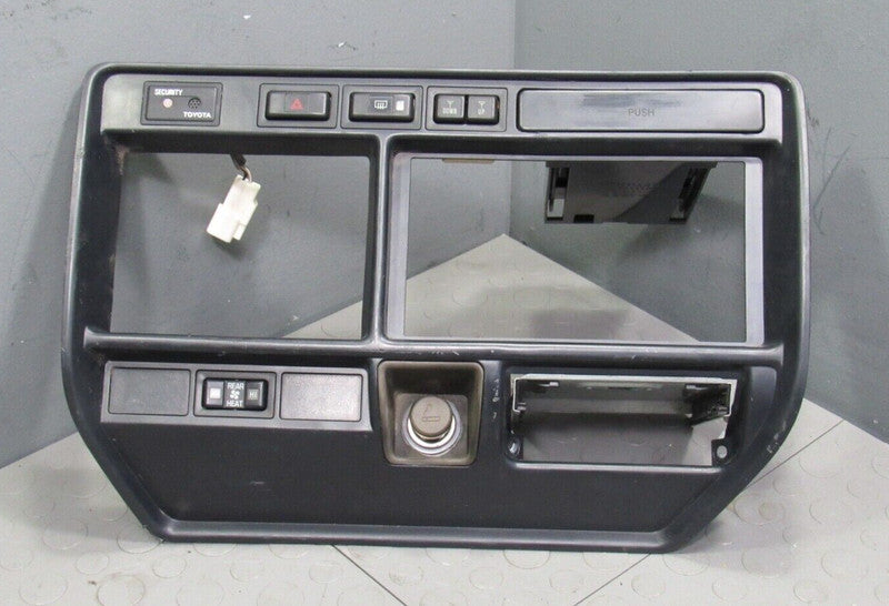 95-97 Land Cruiser LX450 FZJ80 Front Center Dash Radio Bezel Panel Ash
