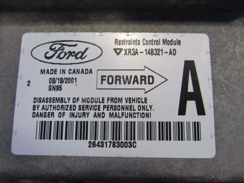 99-02 Ford Mustang GT V6 LH RH SRS Airbags Air Bag Bags Set W/ Module 