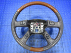03-06 Escalade Yukon Denali Leather Wrapped Wood Grain Steering Wheel 