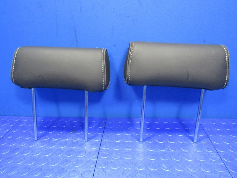 14-19 Silverado Sierra Crew Cab Rear Headrests Head Rests Set Black Le