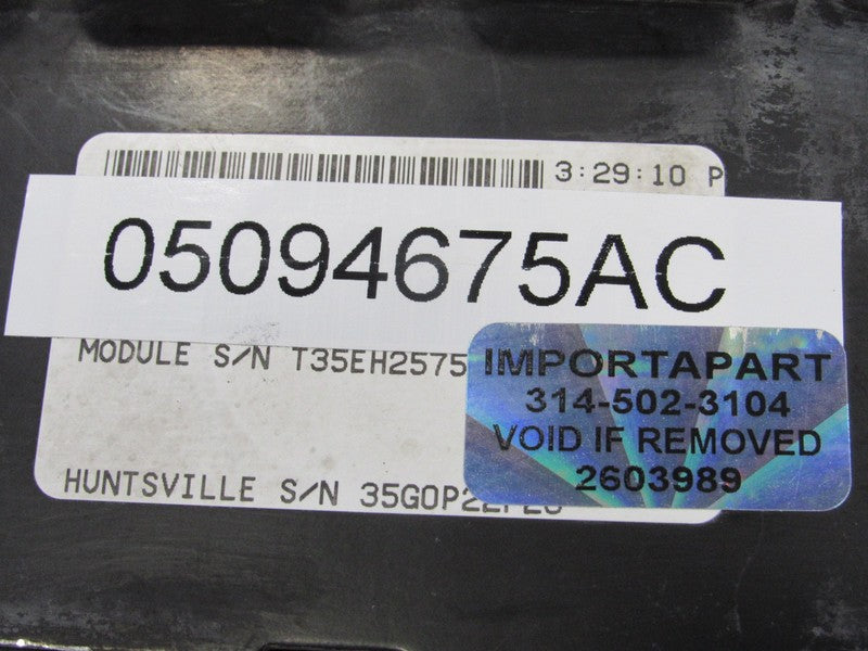 PROGRAMMED PLUG & PLAY 06 Caravan Town & Country 3.3 ECU 05094675AC 67