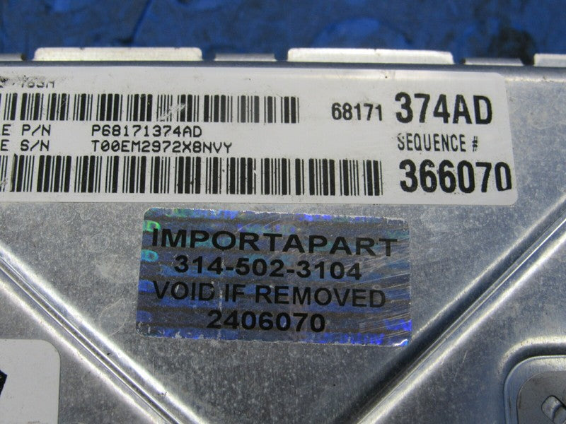 PROGRAMMED PLUG & PLAY 13 300 Charger 3.6L RWD AT ECU 68171374AD 374 P