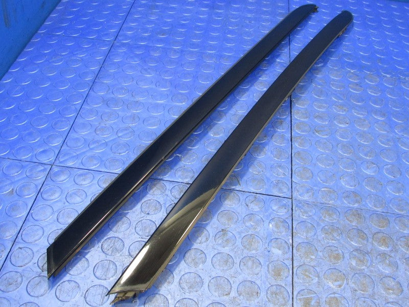 04-10 BMW X3 Jet Black Schwarz Windshield Molding Trim Set A-Pillar OE